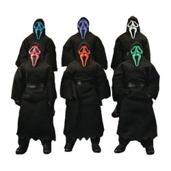 Scream Action Figure Ghostface Color Face 20 cm Assortment (6)