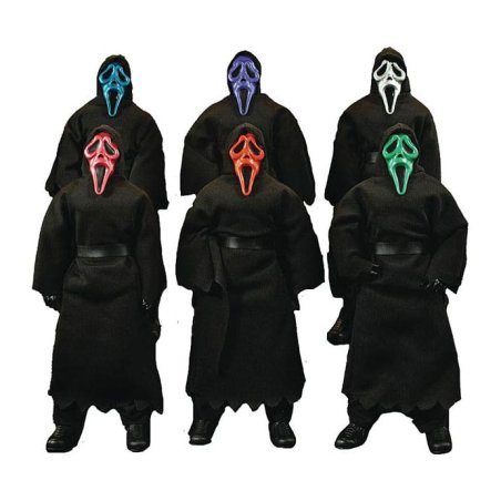 Scream Action Figure Ghostface Color Face 20 cm Assortment (6)