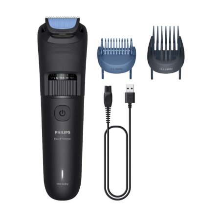 Philips Beard Trimmer 3000 Series BT3620/15 Tondeuse à barbe avec lames à bords arrondis