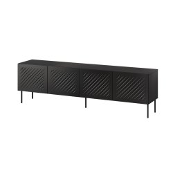 Cama RTV cabinet SIENA 200x40x60 mat black