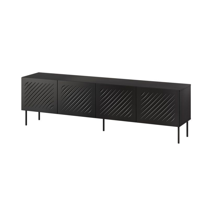 Cama RTV cabinet SIENA 200x40x60 mat black