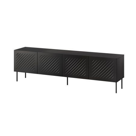 Cama RTV cabinet SIENA 200x40x60 mat black
