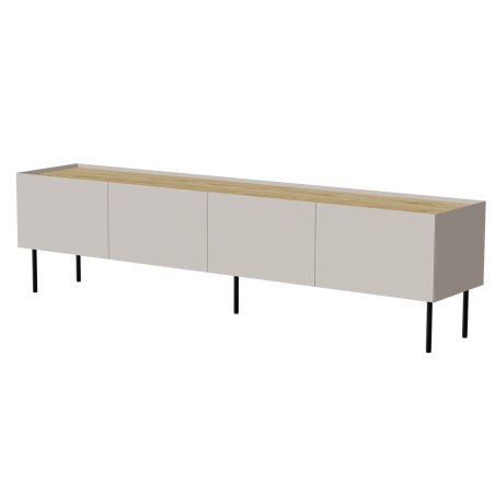 Cama FELLINI TV cabinet 200x40x52 cashmere oiled oak top
