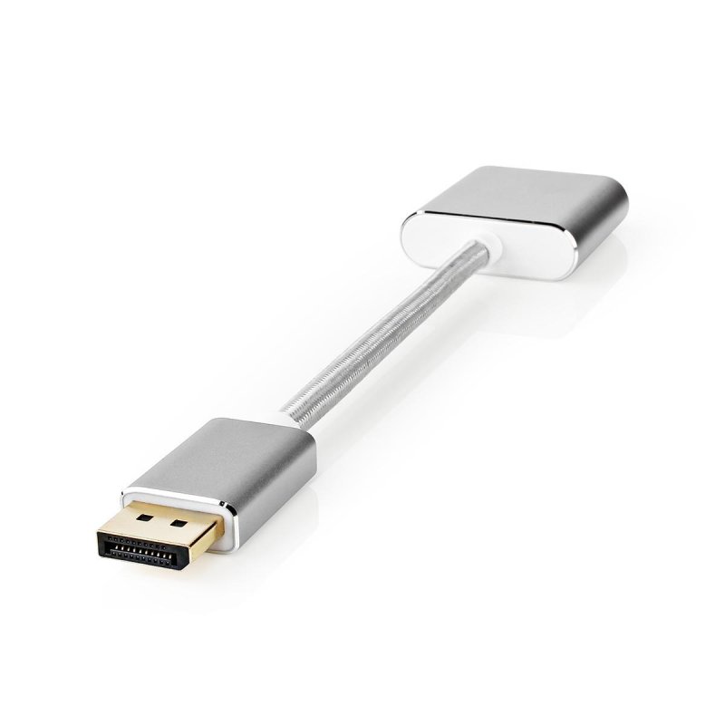 Nedis CCTB37250AL02 câble vidéo et adaptateur 0,2 m DisplayPort DVI-D Argent