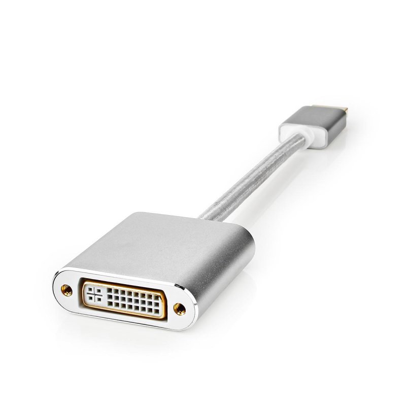 Nedis DisplayPort 0,2 m DVI-Kabel Vergoldet DisplayPort Stecker | DVI-D 24 1-Pin Buchse | 1080p | Vergoldet | 0.20 m |