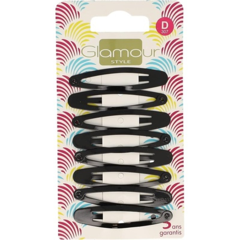 Glamour Style Oval Hair Clips