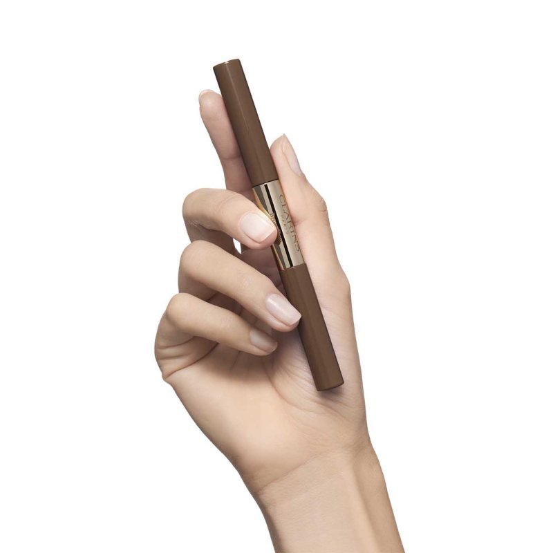 Clarins Brow Duo 2-In-1 Brow Pencil and Tinted Brow Gel 03 Cool Brown