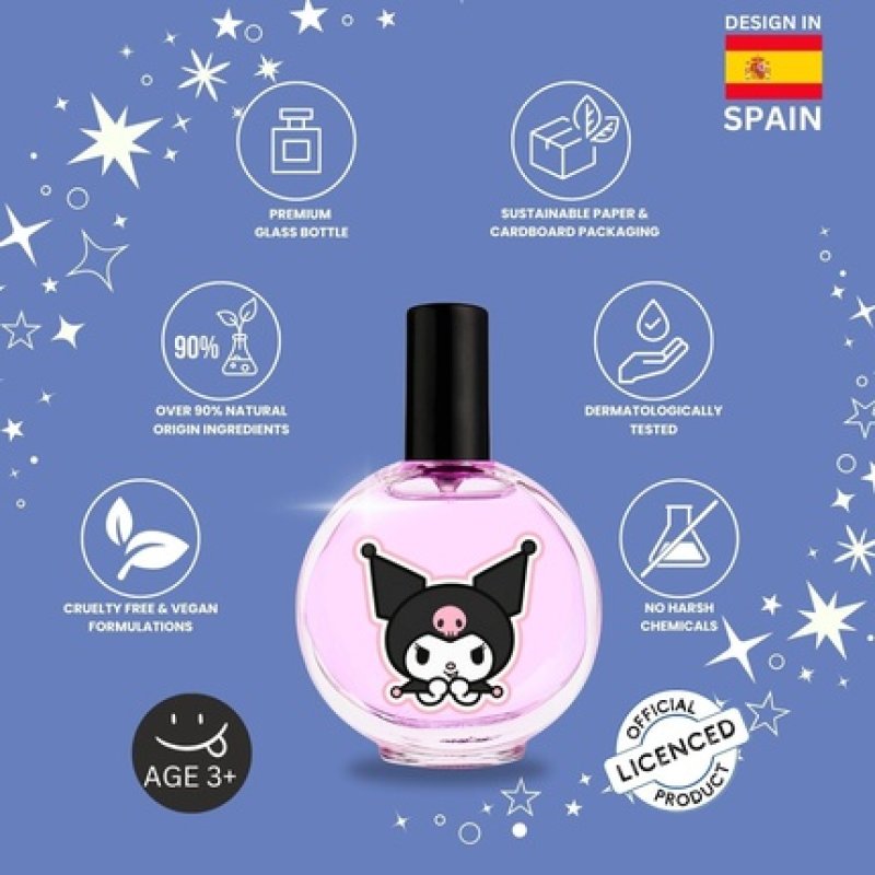 Hello Kitty Kuromi Children Eau De Toilette Natural Perfume Spray