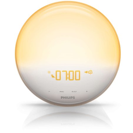 Philips SmartSleep HF3531/01 Wake-up light: sunrise alarm clock with 7 sounds