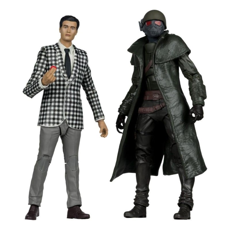 FALLOUT NEW VEGAS - Riot Ranger Armor & Benny - Pack 2 Figurine 18cm
