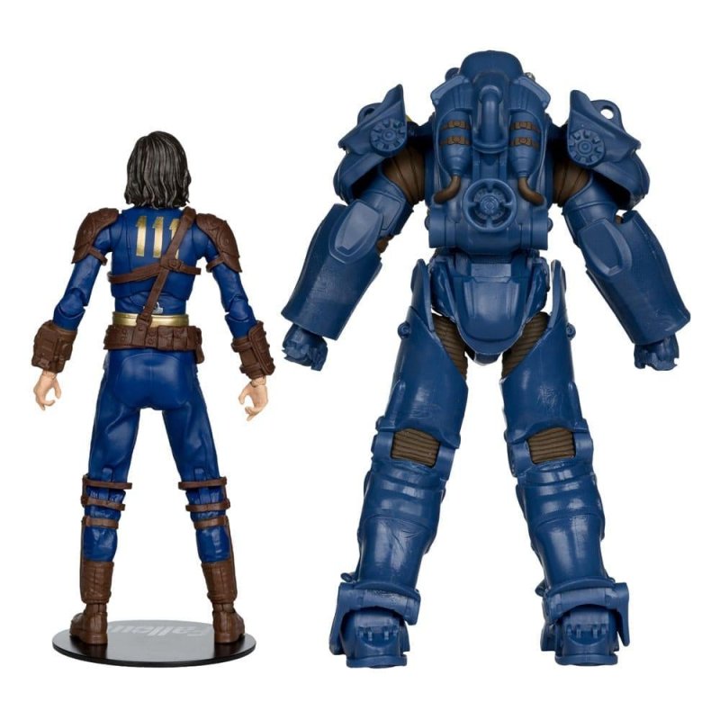 FALLOUT 4 - T-60 Vault tec & Sole Survivor - Pack 2 Figurine 18cm