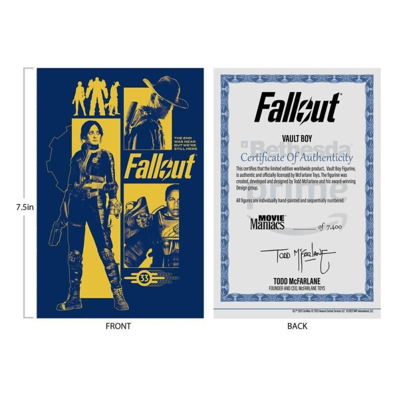 FALLOUT - Vault Boy "Version 3" - Figurine Movie Maniacs 14cm