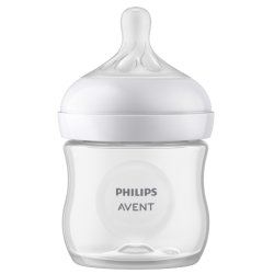 Philips Avent - Baby Bottle, 1 Bottle, 4oz/125ml, Slow Flow Nipple, 0-3m