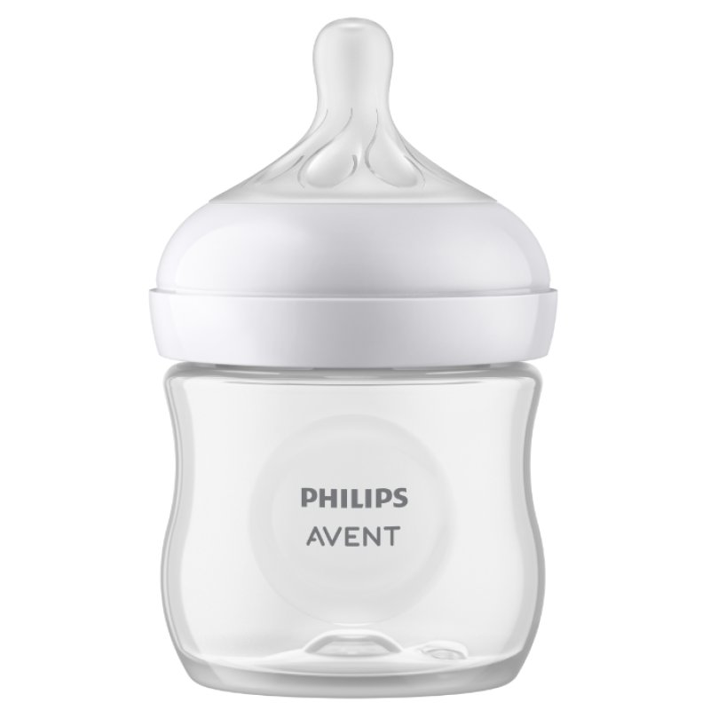 Philips Avent - Baby Bottle, 1 Bottle, 4oz/125ml, Slow Flow Nipple, 0-3m