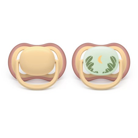 Philips Avent - Ultra air soother, 0-6m, Light green/ light orange