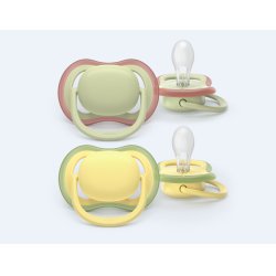 Philips Avent - Ultra air soother, 18m , light green/yellow
