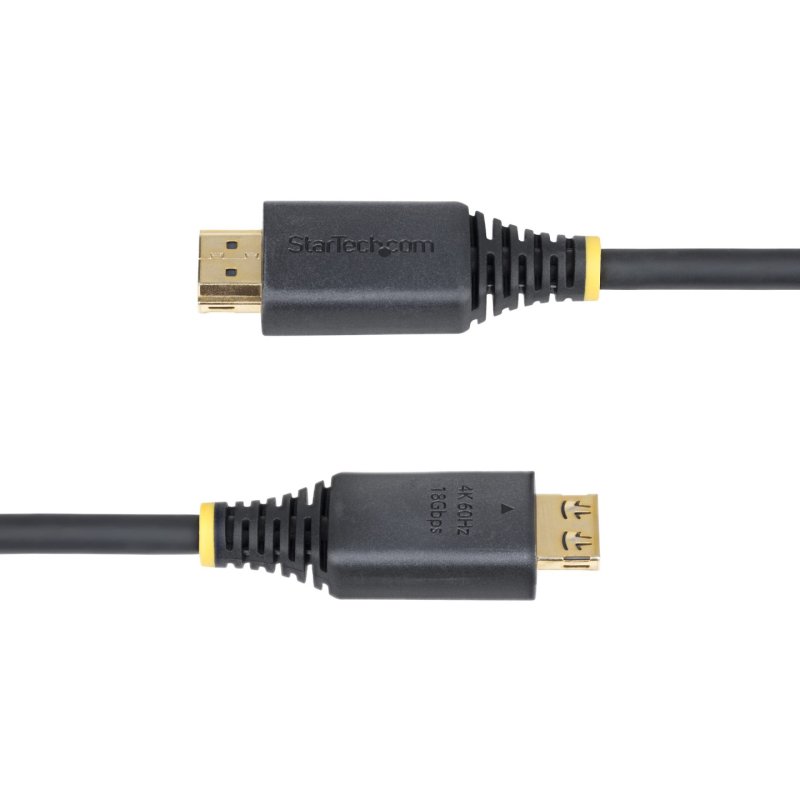 CBLE HDMI HAUTE VITESSE DE 50 CM PRISES VERROUILLAGE 4K