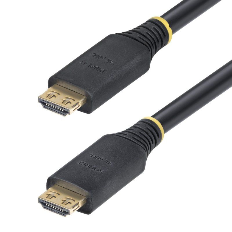 StarTech.com Câble HDMI Haute Vitesse de 10 m avec Connecteurs à Verrouillage, 4K 60 Hz/1440p 144 Hz, HDR10/HDCP