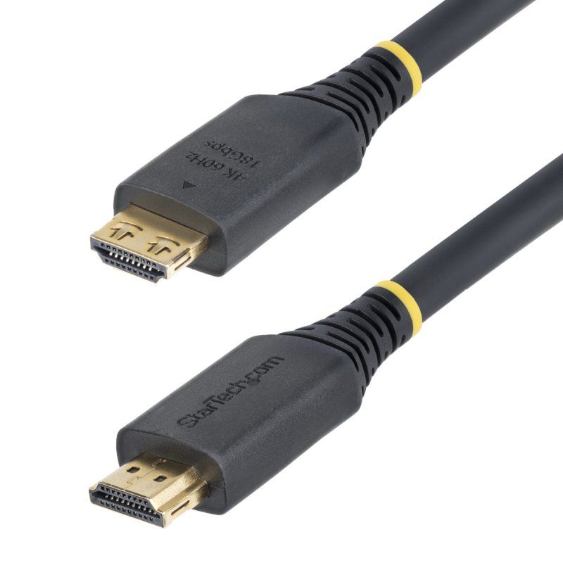 StarTech.com Câble HDMI Haute Vitesse de 7 m avec Connecteurs à Verrouillage, 4K 60 Hz/1440p 144 Hz, HDR10/HDCP