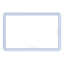 Coque avec bords renforcés fonction Stand Coloris Bleu pour Galaxy Tab S11 Ultra