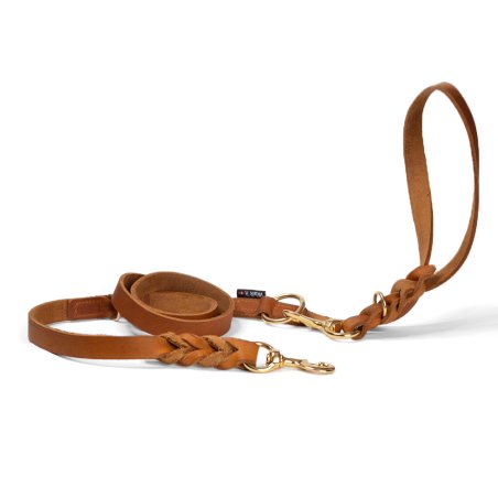 WalkFit - Tracking Leash - Cognac - 20mm x 220cm