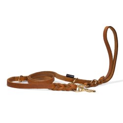 WalkFit - Tracking Leash - Cognac - 16mm x 220cm