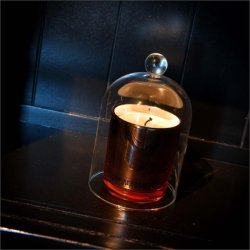 Ted Sparks Glass Bell for Scented Candles 18cm Height 11cm Diameter