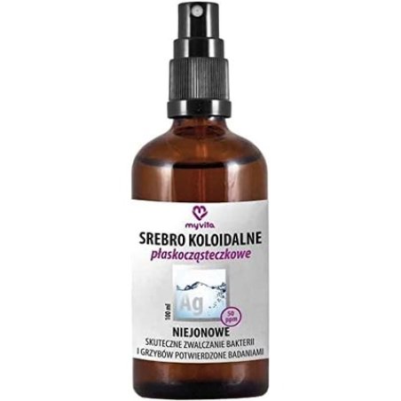 MyVita Non-Ionic Low Molecular Weight Colloidal Silver-Ag50 ppm 100ml Spray
