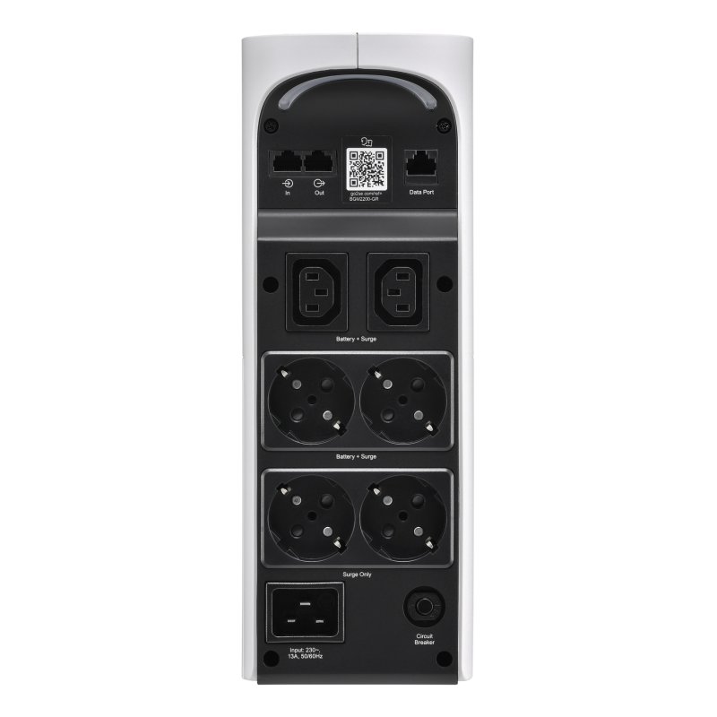 APC BGM2200-GR alimentation d'énergie non interruptible Interactivité de ligne 2,2 kVA 1320 W 6 sortie(s) CA