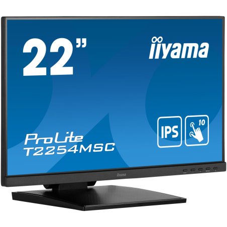 iiyama ProLite 21.5” P-CAP 10pt touch screen featuring IPS panel technology and Anti Glare coating