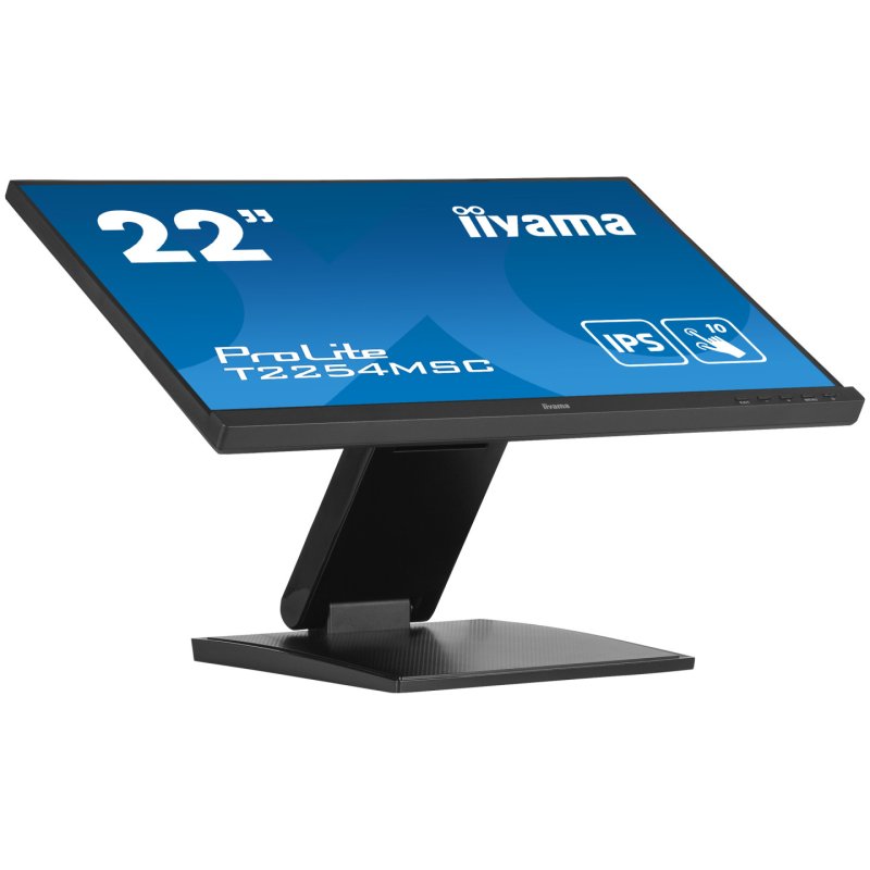 iiyama ProLite T2254MSC-B1AG écran plat de PC 54,6 cm (21.5") 1920 x 1080 pixels Full HD LED Écran tactile Noir
