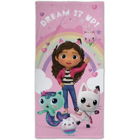 Gabbys Dollhouse towel 70x140 cm.