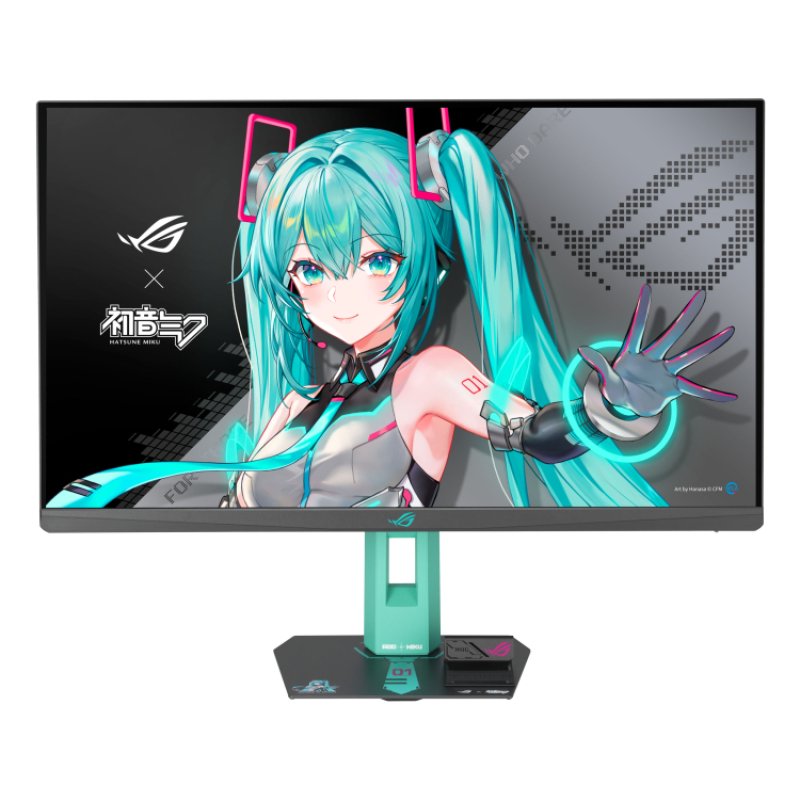 ASUS ROG Strix XG27ACMEG-G Hatsune Miku Edition écran plat de PC 68,6 cm (27") 2560 x 1440 pixels Wide Quad HD LCD