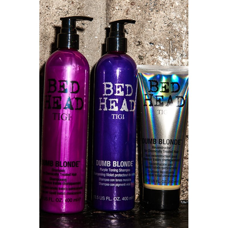 Bed Head by Tigi Dumb Blonde Purple Toning Shampoo for Blonde Hair 400ml