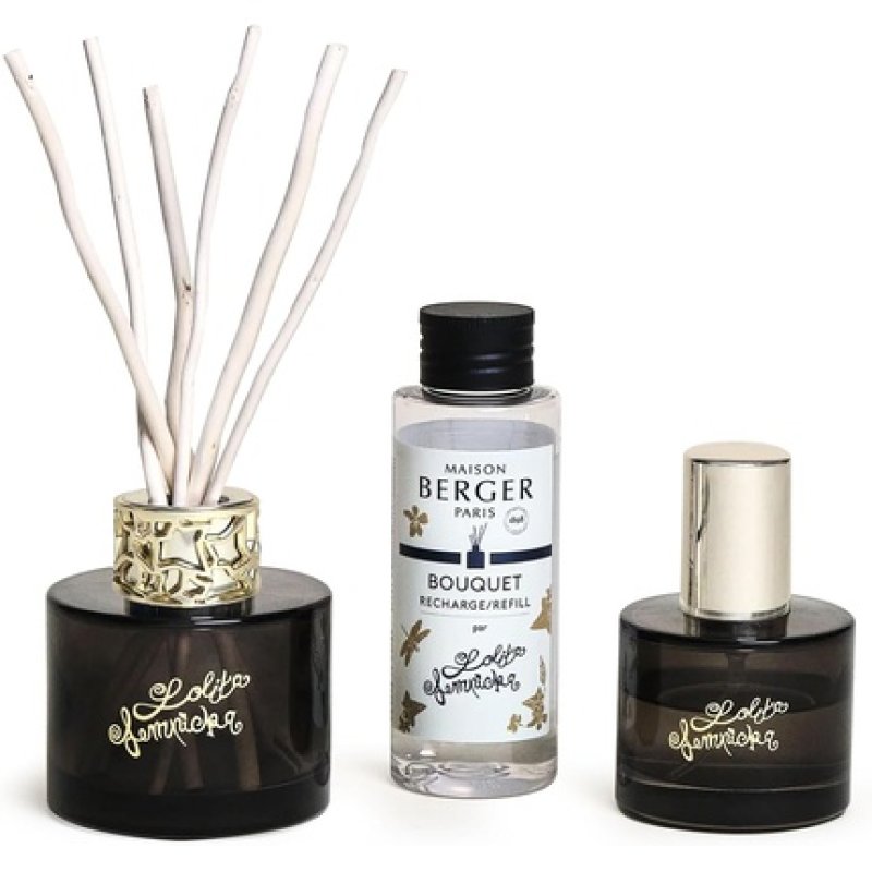 Maison Berger Duo Mini Bouquet and Interior Spray Lacquered Glass 90ml and 50ml