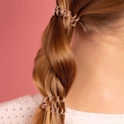 invisibobble Original Hair Ties Bronze Spiral Transparent for Women