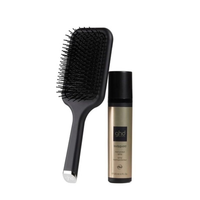 Ghd Styling Duo Gift Set with Paddle Brush & Bodyguard Spray 120ml