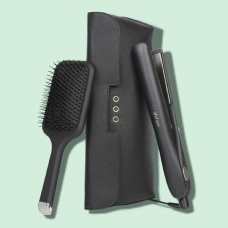 Ghd Gold Limited Edition Flat Iron Hair Brush Gift Set