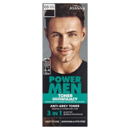 Joanna Power Men Toner 03 Medium Brown 80g
