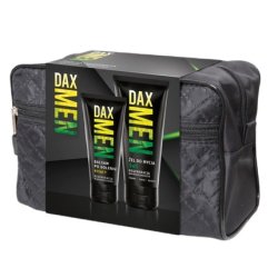 Daxset Men 3in1 Washing Gel 180 Ml Soothing Aftershave Balm 100 Ml Cosmetic Bag