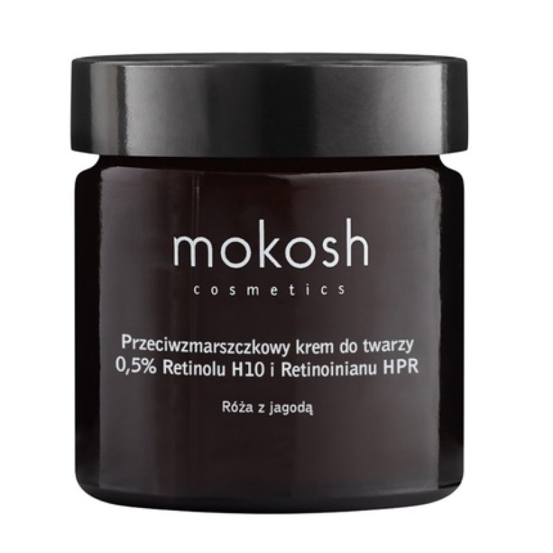 Mokosh Rejuvenation And Renewal Antiwrinkle Face Cream 05 Retinol H10 And Retinoid Hpr Rose With Berry 60ml