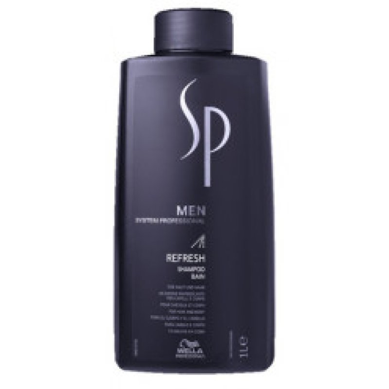 Wella Professionals System Professional Men Refreshing Shampoo 1000 ml Shampoing Professionnel Hommes