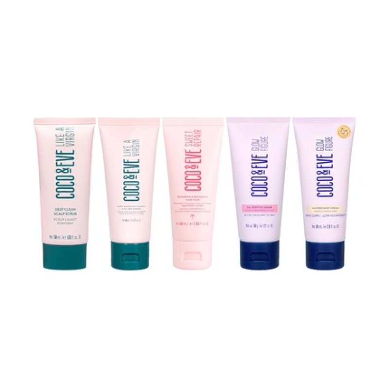 COCO & EVE Bali Babies Hair Mask, Scrub, and Body Cream Kit