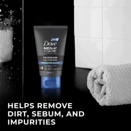 Dove Men Care Hydration Boost Facewash - Facial Cleanser