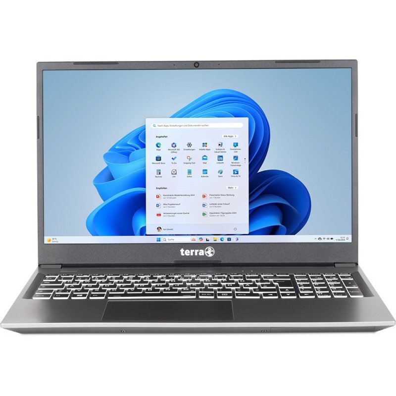TERRA 1220824 laptop Intel Core™ i5 i5-1334U 39,6 cm (15.6") Full HD 16 Go DDR4-SDRAM 1 To Gris