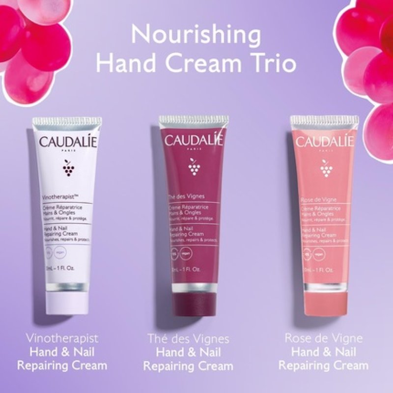 Caudalie Nourishing Hand Cream Trio 30ml - Pack of 3