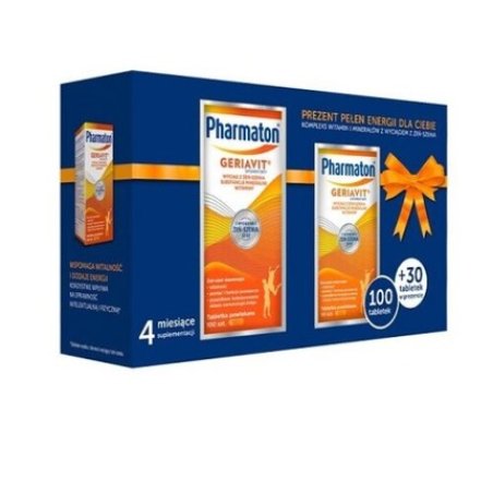 Geriavit Pharmaton 100 30 Tablets Vitality Fatigue Original