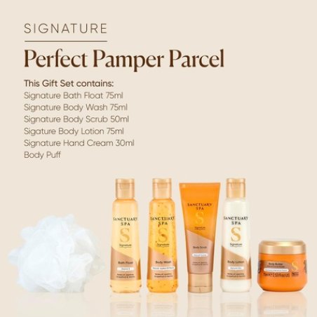 Sanctuary Spa Signature Perfect Pamper Parcel Luxury Bath & Body Gift Set