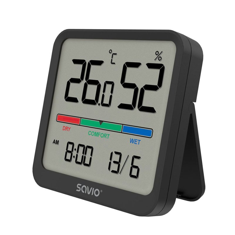 Savio CT-01/B temperature/humidity sensor Indoor Temperature sensor Freestanding