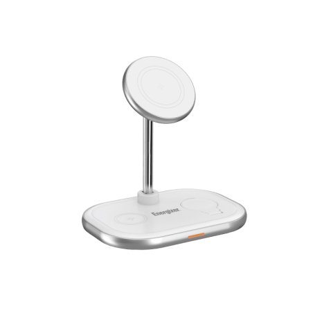 Energizer - Magnetic QI 3-i-1 wireless charger with 15W fast charging - USB-C